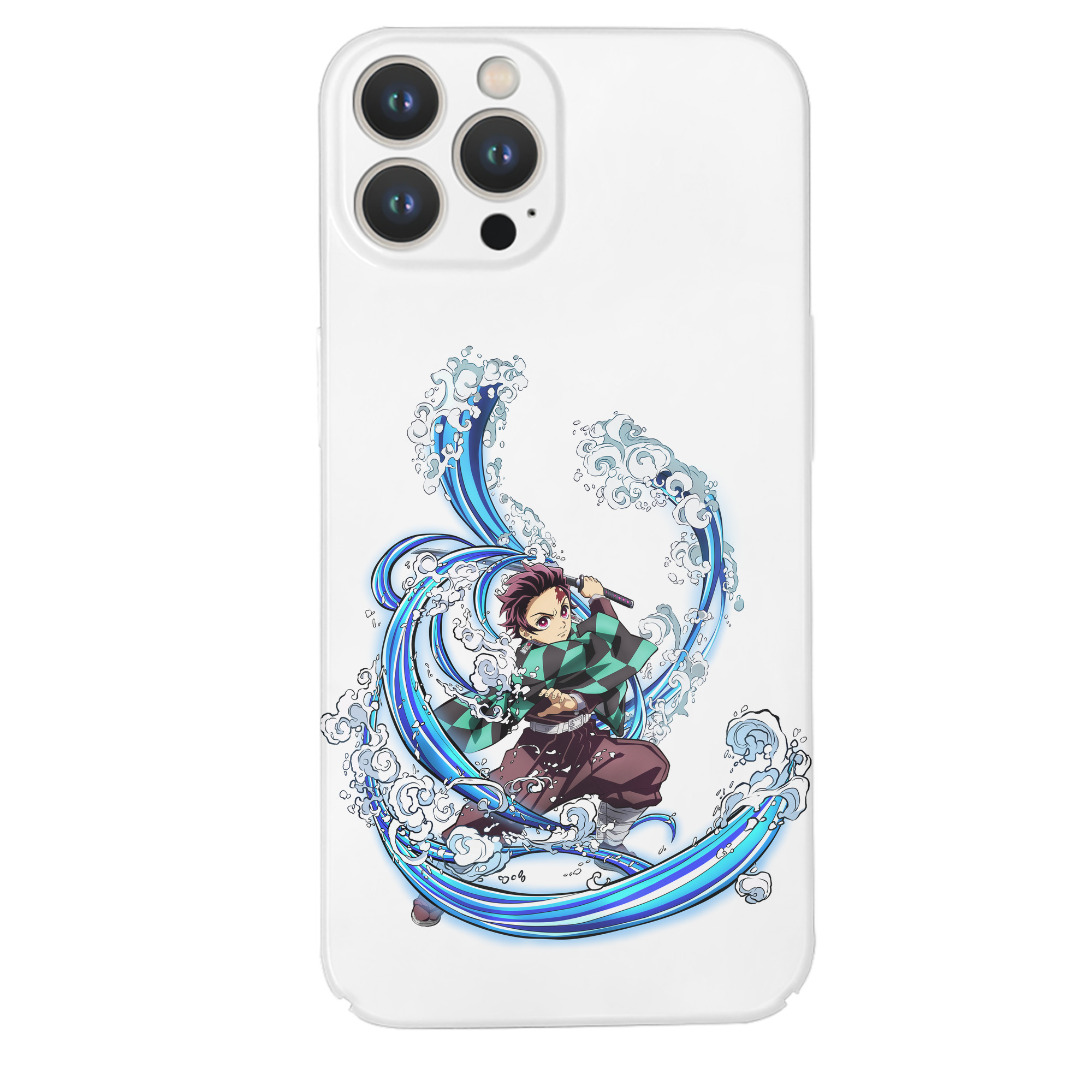 （画像用） 鬼滅の刃 竈門 炭治郎／かまど たんじろう Kamado Tanjirou 【iPhone 14シリーズ対応】ハードケース